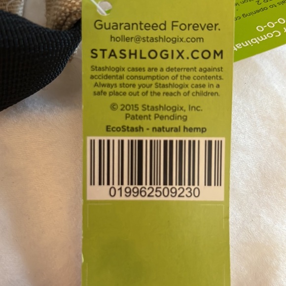 Stash Logix Bag. Medium. Color and material is Hemp - Picture 3 of 3
